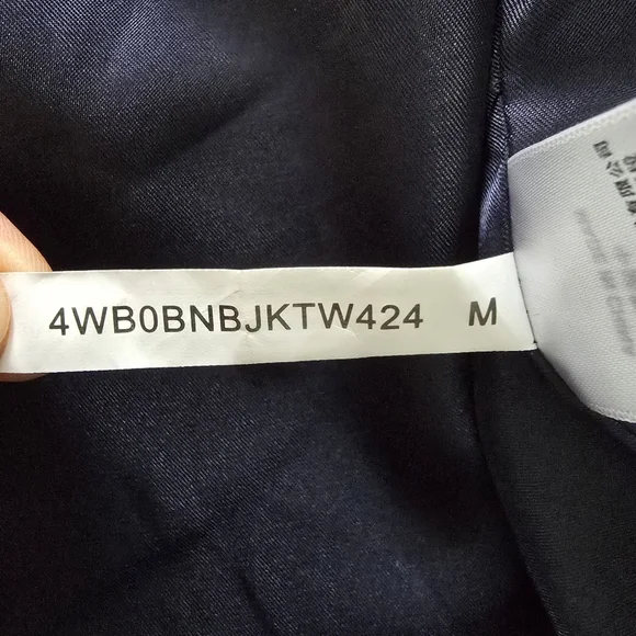 Bread n Butter Modern Cropped Check Wool Coat Size M - Picture 12 of 16